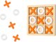 LeanToys Παιχνίδι Τρίλιζα Στρατηγικό Λογικό Ξύλινο LEAN TOYS
