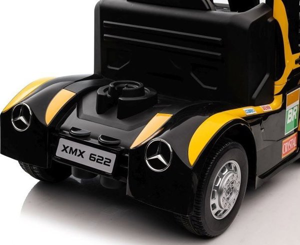 Lean Cars Mercedes XMX622 Ηλεκτροκίνητο Αυτοκίνητο για Παιδιά 12V 10Ah με LCD Οθόνη - Κίτρινο