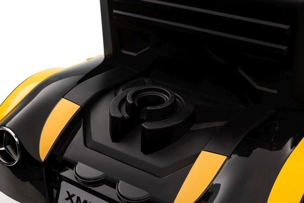 Lean Cars Mercedes XMX622 Ηλεκτροκίνητο Αυτοκίνητο για Παιδιά 12V 10Ah με LCD Οθόνη - Κίτρινο