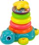 LeanToys Πυραμίδα 2σε1 Καβαλάρης Χελώνα με Τροχούς, Φώτα και Ήχους, Εκπαιδευτικό Παιχνίδι Παζλ