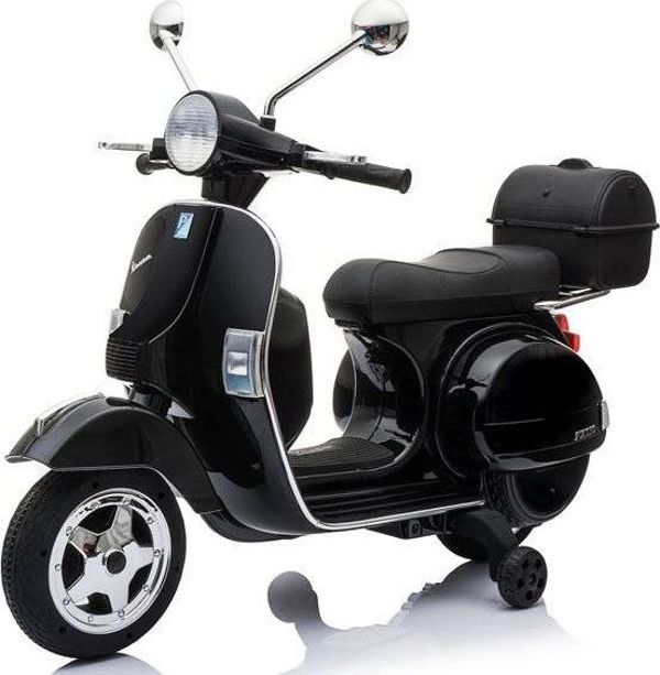 Lean Cars Skuter na Akumulator Vespa Czarny