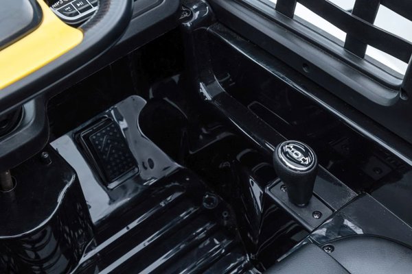 Lean Cars Ηλεκτροκίνητο Αυτοκίνητο Mercedes XMX622B με Ρυμουλκούμενο, 2x12V, Κίτρινο