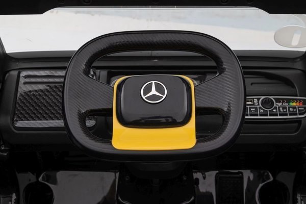 Lean Cars Ηλεκτροκίνητο Αυτοκίνητο Mercedes XMX622B με Ρυμουλκούμενο, 2x12V, Κίτρινο