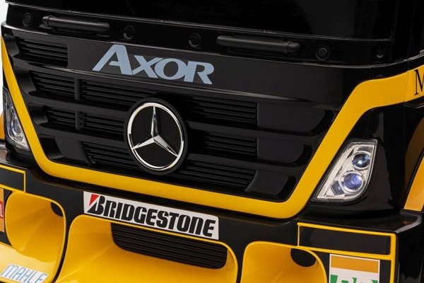 Lean Cars Ηλεκτροκίνητο Αυτοκίνητο Mercedes XMX622B με Ρυμουλκούμενο, 2x12V, Κίτρινο