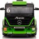 Lean Cars Παιδικό Αυτοκίνητο Mercedes XMX622B με Μπαταρία & Τρέιλερ, Πράσινο, για Παιδιά από 3 Ετών
