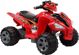 Lean Cars Ηλεκτρικό Quad Παιδικό Αυτοκίνητο με Μεγάλες Ρόδες, Κόκκινο, 3+ Ετών