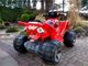 Lean Cars Ηλεκτρικό Quad Παιδικό Αυτοκίνητο με Μεγάλες Ρόδες, Κόκκινο, 3+ Ετών