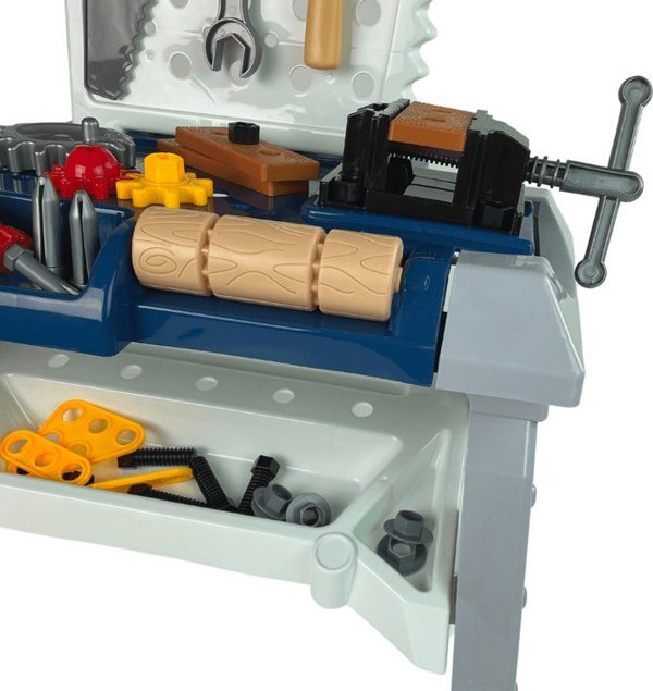 LeanToys Παιδικό Σετ Εργαλείων DIY με Τρυπάνι για Μικρούς Πολυτεχνίτες, 3+ Ετών