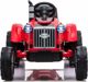 Lean Cars Ηλεκτρικό Τρακτέρ με Ρυμουλκούμενο CH9959, Bluetooth, USB, Κόκκινο, για Παιδιά 3+ Ετών