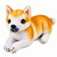 LeanToys Λούτρινο Σκυλάκι Shiba Inu, Μαλακό Μαξιλαράκι Αγκαλιάς, 25 cm