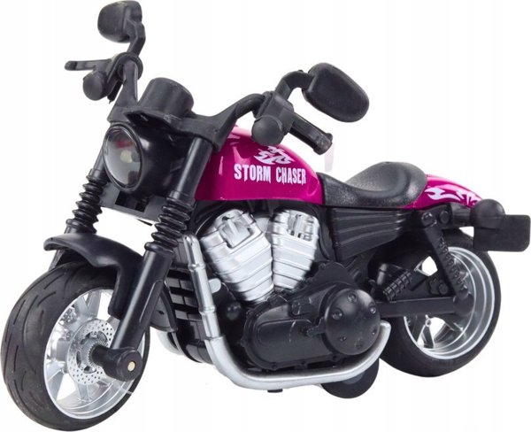 LeanToys Αθλητική Μοτοσικλέτα Harley με Τριβή, Παιχνίδι Μηχανή σε 3 Χρώματα
