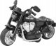 LeanToys Αθλητική Μοτοσικλέτα Harley με Τριβή, Παιχνίδι Μηχανή σε 3 Χρώματα