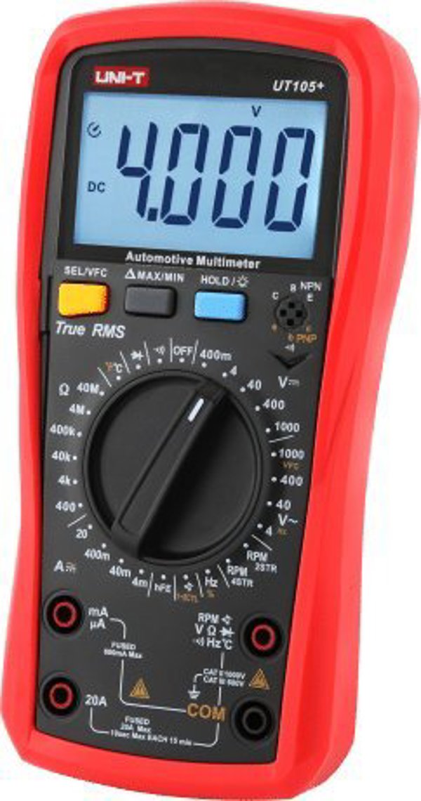 Ψηφιακό Πολύμετρο Uni-T UT105+ LechPol - Επαγγελματικό Πολύμετρο Γενικής Χρήσης