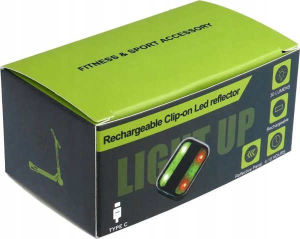 Rabalux Φωτάκια LED για Δρομείς LLFG20019, Φωτιστικό Ασφαλείας για Πεζοπορία και Τρέξιμο