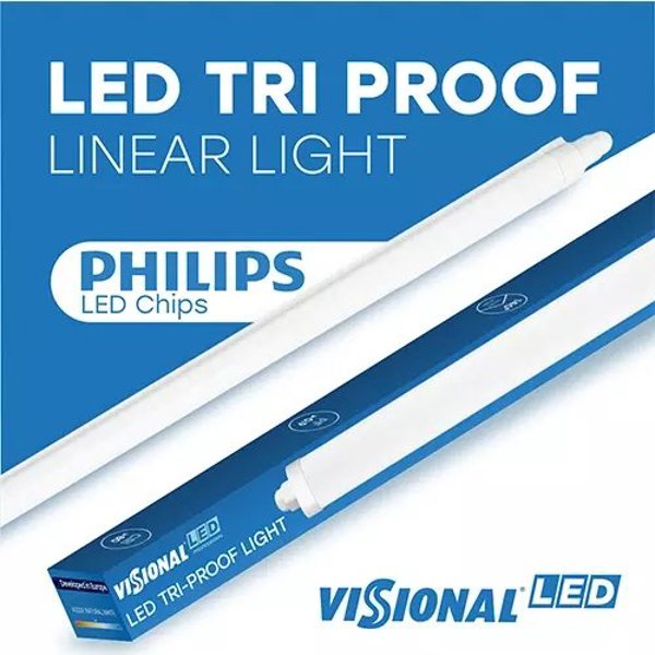 LED Waterproof 50W linear light with PHILIPS diodes 150cm  4000K 4752233013048 (4752233013048)