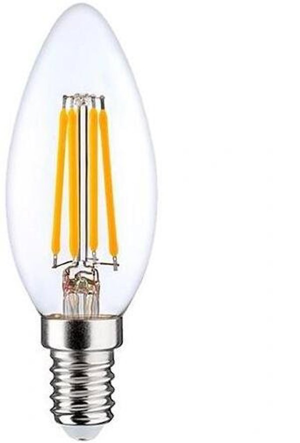 LED Filament bulb E14  C35  4W  520lm  3000K  360 degrees 4752233015837 (4752233015837)