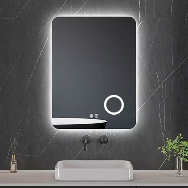 LED mirror GLOW  80 x 60 cm  2700-6500K  24W  2503Lm  IP44 4752233015714 (4752233015714)