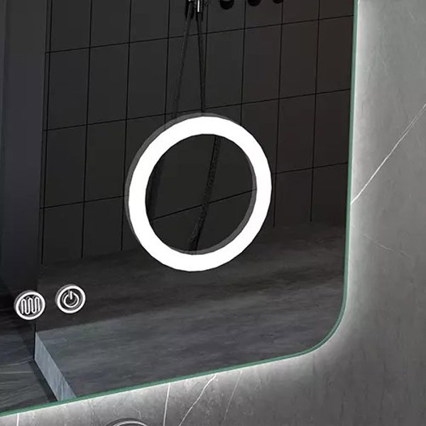 LED mirror GLOW  80 x 60 cm  2700-6500K  24W  2503Lm  IP44 4752233015714 (4752233015714)