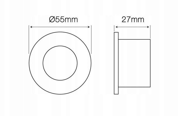Ledline Lamp LED Panel ACC Round/Black LED Line (249297)