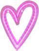 Led lampa SBS Love Mode On Neon effect 8018417516412 LUNEONHEART (8018417516412)