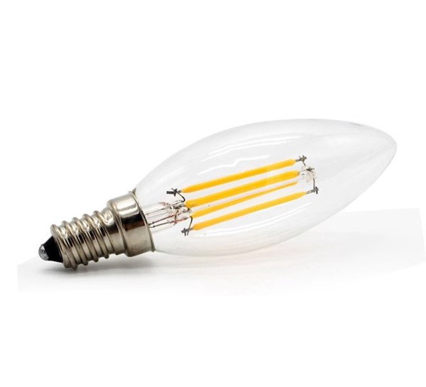 ΛΑΜΠΑ LED B35 2W E14 2700K 250LM FILAM