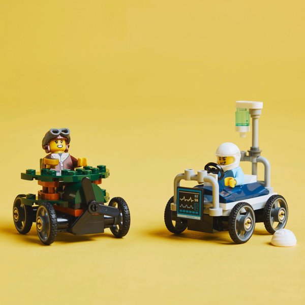 LEGO City Σετ Αγώνων: Αεροπλάνο εναντίον Νοσοκομειακού Κρεβατιού 4 τεμάχια (60459)