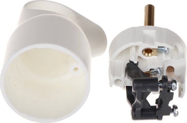 Legrand Γωνιακό Φις Σούκο LE-50103 230V 16A, Λευκό