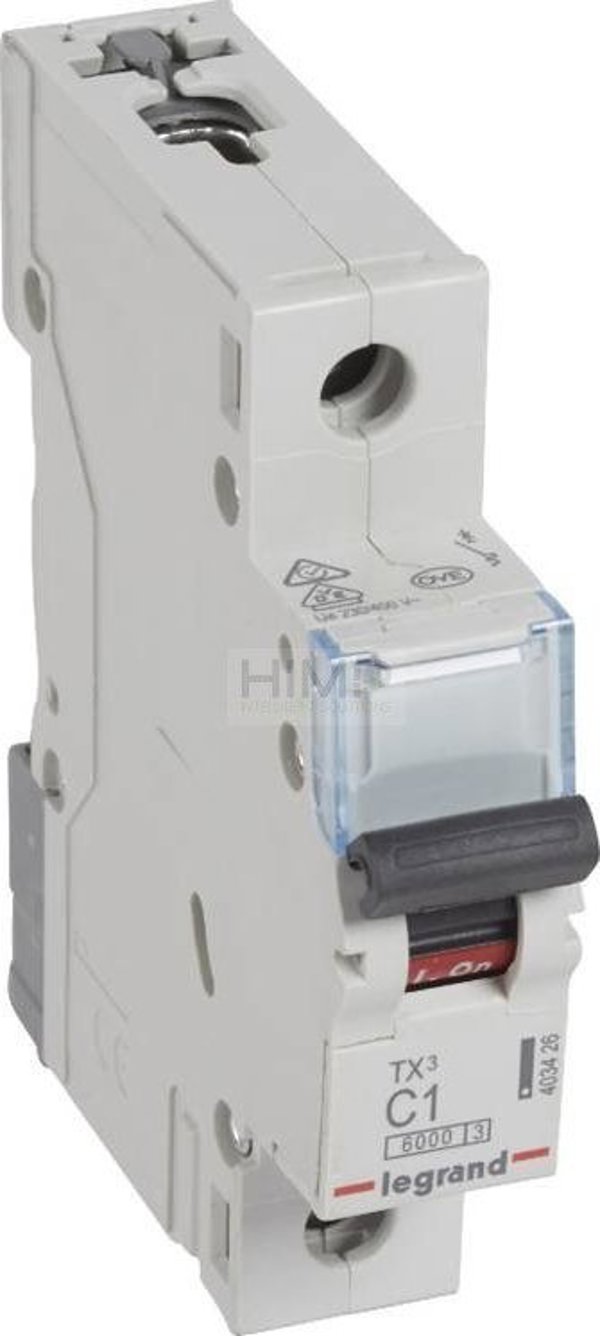 Legrand Διακόπτης υπερρεύματος 1P C 1A 6kA AC S301 605602/403426 Legrand