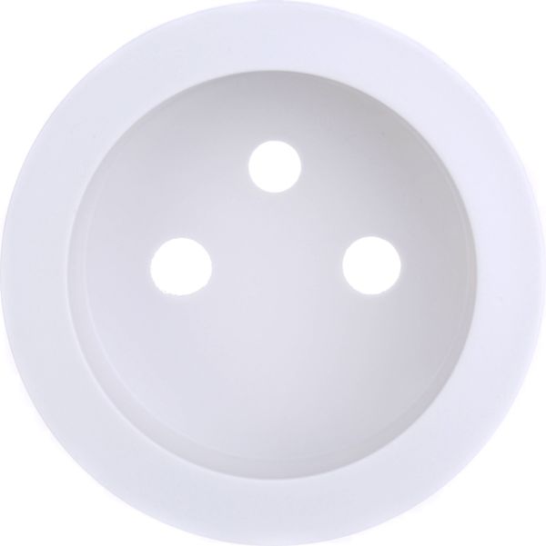 Legrand Celiane Πλακέτα Μονής Πρίζας 2P+Z, Λευκό - 068111