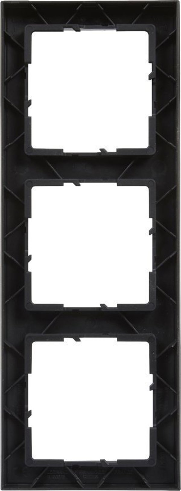 Legrand SUNO Τριπλό Πλαίσιο 721523 Μαύρο