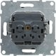 Legrand SUNO Πρίζα Σούκο 2P+Z 16A 250V με Κλείστρο και Αυτόματους Ακροδέκτες, Μαύρο - 721420