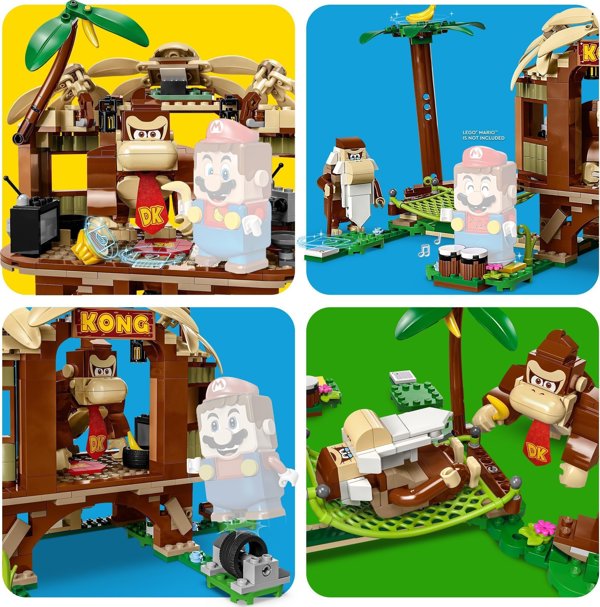 LEGO Super Mario Domek na drzewie Donkey Konga
