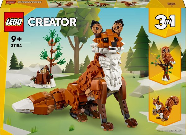 LEGO Creator Δασικά ζώα: Κόκκινη αλεπού (31154)