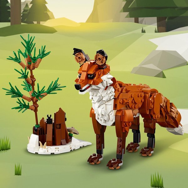 LEGO Creator Δασικά ζώα: Κόκκινη αλεπού (31154)