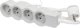 Legrand Πολύπριζο 4 Θέσεων με Γείωση 3 Μέτρων 049490, Λευκό