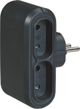 Διακλαδωτής πρίζας Legrand HELMO Euro 4x2P 6A μαύρος (50651)