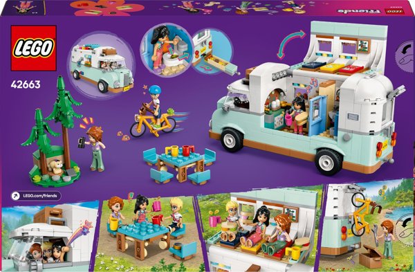 LEGO Friends Αυτοκινούμενο Τροχόσπιτο (42663) - Σετ Κατασκευής για Παιδιά