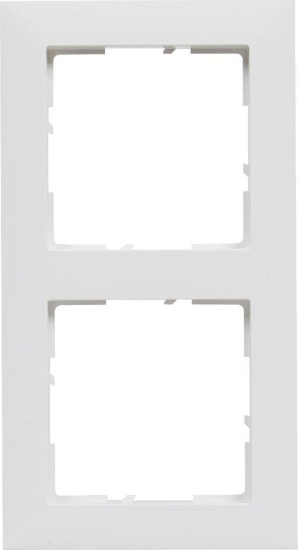 Legrand Suno Διπλό Πλαίσιο Λευκό 721502 για Μηχανισμούς Διακοπτών