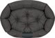 Legowisko kojec owal 130 x 105 cm czarne Prestige