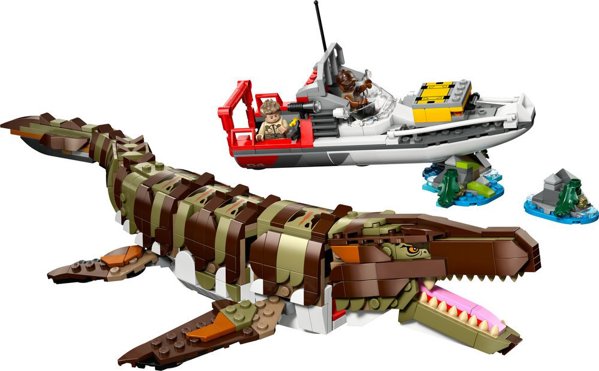 LEGO Jurassic World Αποστολή στο Πλοίο και Μοντέλο Μοζαζαύρου (76974)