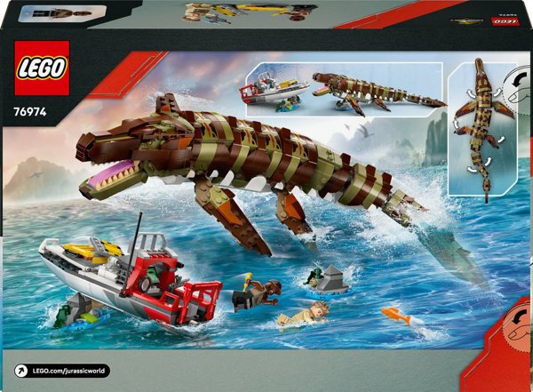 LEGO Jurassic World Αποστολή στο Πλοίο και Μοντέλο Μοζαζαύρου (76974)