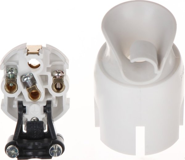 Legrand Γωνιακός Ρευματολήπτης LE-50172 230V 16A, Λευκός