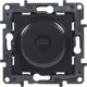 Legrand Niloe Step Περιστροφικός Ρυθμιστής Φωτισμού 5-300W 863552, Μαύρο