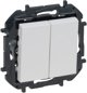 Legrand Niloe Step Διπλός Διακόπτης Σκάλας 10A - Λευκό 863108B