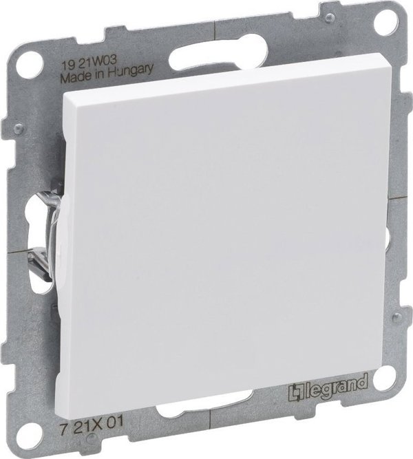 Legrand SUNO Μονοπολικός Διακόπτης Φωτισμού 10AX 250V - Λευκό (721101)