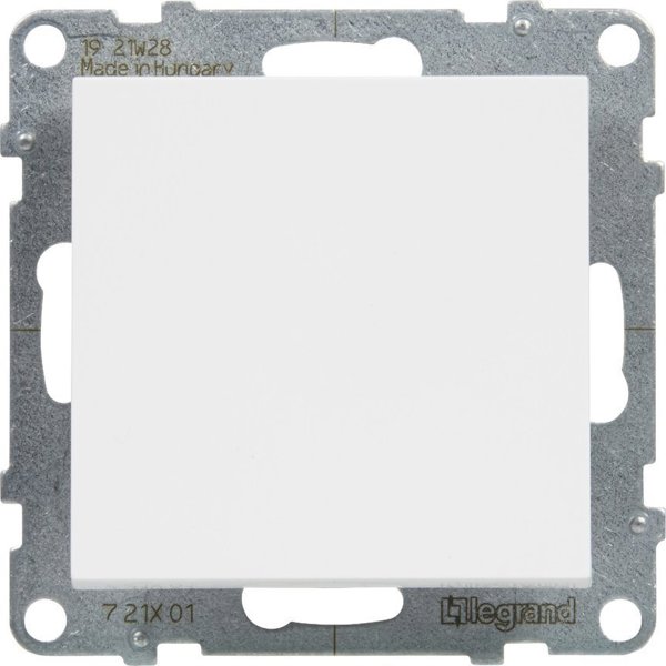 Legrand SUNO Μονοπολικός Διακόπτης Φωτισμού 10AX 250V - Λευκό (721101)