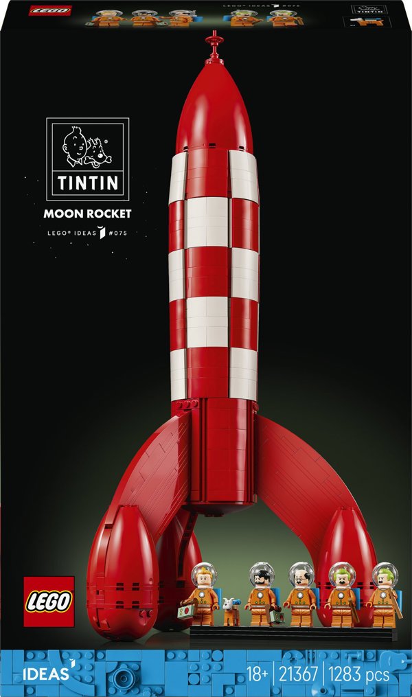 LEGO Ideas Tintin® Ο Πύραυλος για τη Σελήνη (21367) - Σετ Κατασκευών