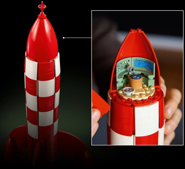 LEGO Ideas Tintin® Ο Πύραυλος για τη Σελήνη (21367) - Σετ Κατασκευών