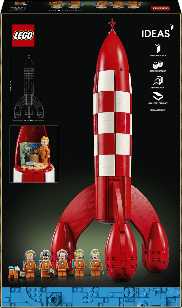 LEGO Ideas Tintin® Ο Πύραυλος για τη Σελήνη (21367) - Σετ Κατασκευών