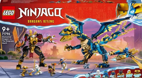 LEGO Ninjago Δράκος στοιχείων ενάντια σε μηχανή αυτοκράτειρας (71796)